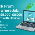 Work From Anywhere Job: Earn $5,000–$8,000/Month with Flexible Hours